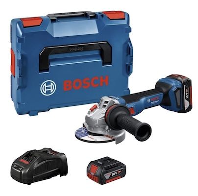 🔩 Bosch GWS 18V-11 S Akku-Winkelschleifer + 2x 4Ah + L-BOXX für 309,99€ (statt 359€)