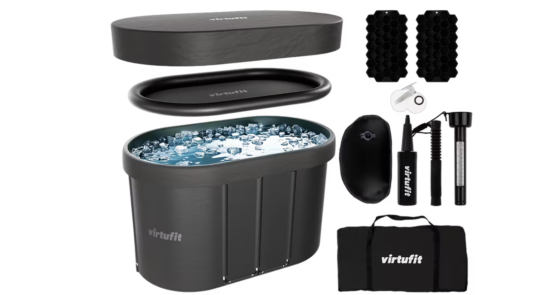 VirtuFit ovales 500l Eisbad mit Zubehör für 68,90€ (statt 90€)