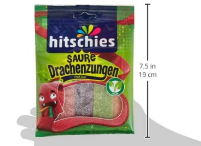 🧊🐲 Hitschler Hi Bunte Drachenzungen 125 g ab nur 0,99€