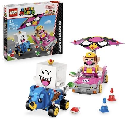 👻 LEGO Super Mario Mario Kart – Wario & König Buu Huu (72038) ab 20€ (statt 34€)