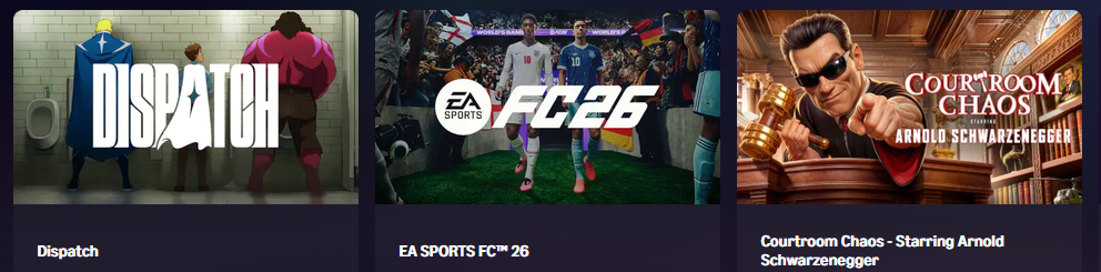 🎮 👾 Amazon Luna: kostenlose Games für Primer Juli: z.B. EA SPORTS FC 26 - DISPATCH uvam 🎮 👾 Amazon Luna: kostenlose Games für Primer Juli: z.B. EA SPORTS FC 26 DISPATCH uvam