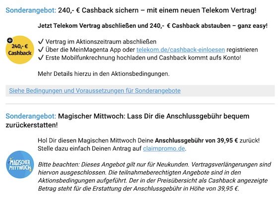 🍏 Apple iPhone 17 Pro für 519€ + Telekom Allnet 30GB für 39,95€ mtl ➡️ 240€ Bonus 🍏 Apple iPhone 17 Pro für 519€ + Telekom Allnet 30GB für 39,95€ mtl ➡️ 240€ Bonus