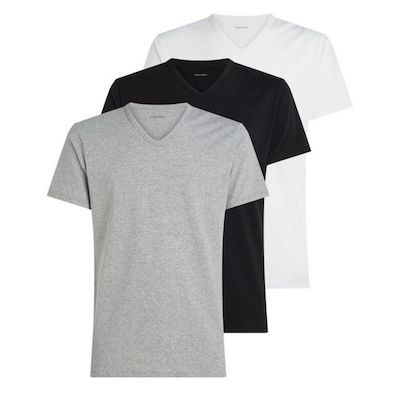 👕3er Pack Calvin Klein Herren T-Shirts mit V-Ausschnitt für 19,19€ (statt 29€)