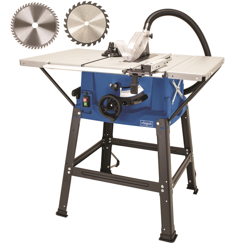 🪚 Scheppach Tischkreissäge HS100S + Untergestell 2 Tischverbreiterungen für 119,99€ (statt 153€)