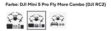 đ DJI Mini 5 Pro Fly More Combo mit DJI RC 2 fĂŒr 859⏠(statt 929âŹ) đ DJI Mini 5 Pro Fly More Combo mit DJI RC 2 fĂŒr 859⏠(statt 929âŹ)