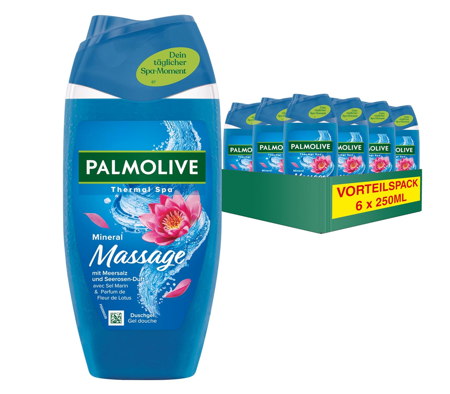 4x 6 Palmolive Thermal SPA Mineral Massage Duschgel ab 21,06€ (statt 36€) 0,87€ Stück‼️