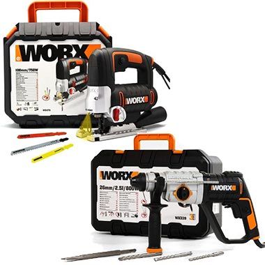 🧰 -50% Rabatt auf WORX Stichsägen & Bohrhammer – z.B. WX339 für 59,99€ (statt 99€)