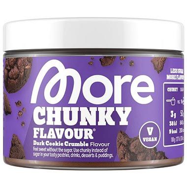 🍪 170g MORE Chunky Flavour Dark Cookie Crumble ab 11€ (statt 19€)