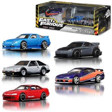 🏎️ 5er Pack Hot Wheels Fast & Furious Tokyo Drift Premiumpaket für 24,74€ (statt 32€)