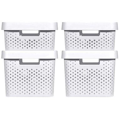 🧸 4er Set Curver Infinity Aufbewahrungsboxen (2x 11L + 2x 17L) für 24,99€ (statt 40€)
