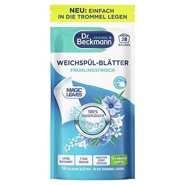 🫧 4 x 14er Pack Dr. Beckmann Weichspül-Blätter Frühlingsfrische ab 6,96€ (statt 12€)