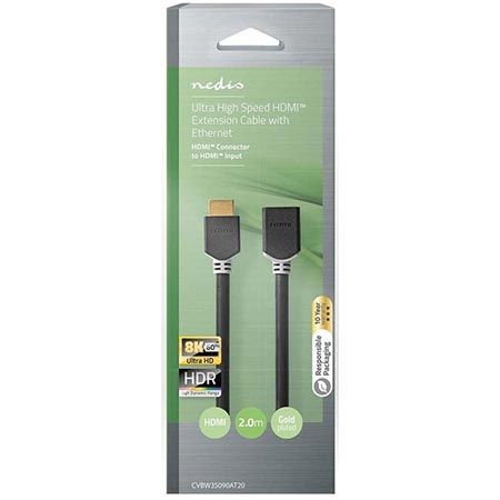 🔌 Nedis High Speed HDMI Kabel mit Ethernet, 2m für 9,99€ (statt 20€)