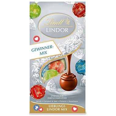 🍫 Lindt Lindor Gewinner-Mix Beutel mit 10 Kugeln in 4 Sorten für 4,89€ (statt 7€)