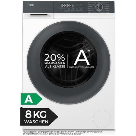 🫧 Haier HW80-BP1427637T G3 Serie Waschmaschine, 8kg für 339€ (statt 380€)