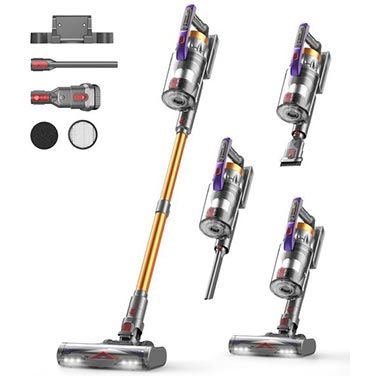 🧹 Chebio Freistehender Akku Staubsauger mit Anti-Tangle Bürste für 89,59€ (statt 140€)