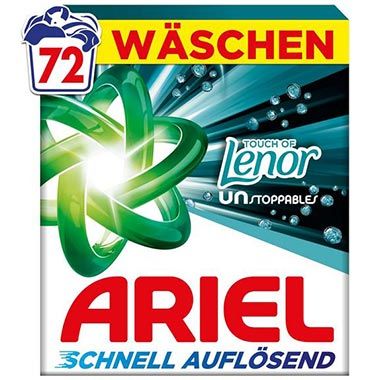 🫧 72WL Ariel Lenor Unstoppables Waschmittel ab 15,33€ (statt 19€)
