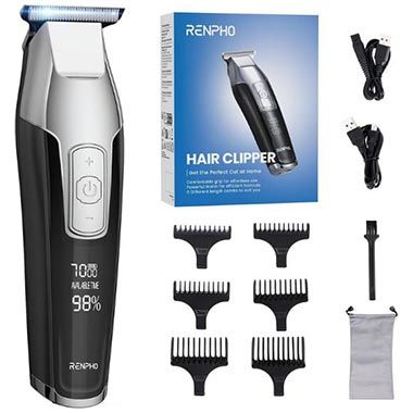 🪮 Renpho Haarschneidemaschine mit LED Anzeige & Zubehör für 28,99€ (statt 35€)