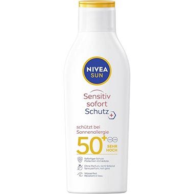 ☀️ Nivea Sun Sensitiv Sofortschutz Sonnenlotion LSF 50+, 200ml ab 7,88€ (statt 13€)