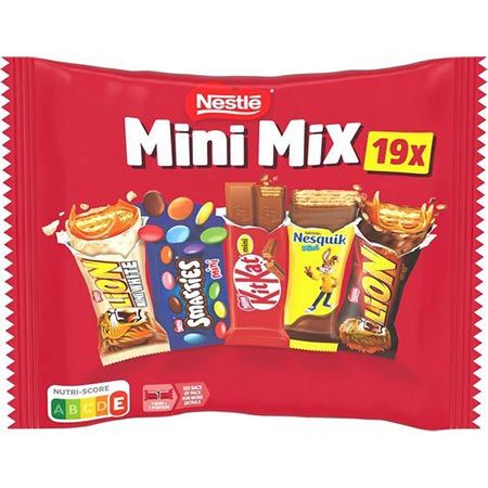 🍫 19er Pack Nestle Mini Mix Schokoladenriegel mit 5 Sorten ab 4,84€ (statt 7€)