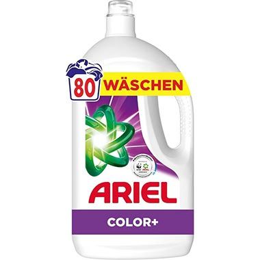 🫧 80WL Ariel Color+ Flüssigwaschmittel mit Fleck-Weg-Power ab 16€ (statt 20€)