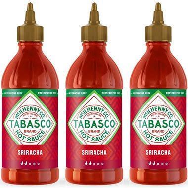 🌶️ 3er Pack Tabasco Sriracha Scharfe Soße, je 256ml für 14,99€ (statt 20€)