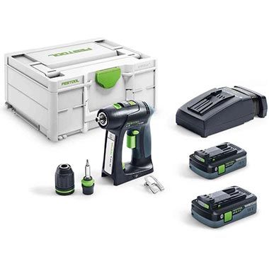🧰 Festool C 18 HPC 4,0 I-Plus Akku-Bohrschrauber Set für 399€ (statt 471€)
