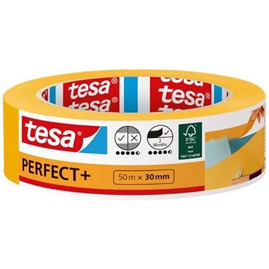 🏠 tesa Malerband Perfect+ aus Washi-Papier, 50m x 30mm für 5,64€ (statt 10€)