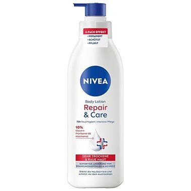 🧴 Nivea Body Lotion Repair & Care Körpercreme, 250ml ab 3,10€ (statt 5€)