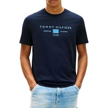 👕 Tommy Hilfiger Brand Love Mono Stack T-Shirt ab 18,66€ (statt 29€)