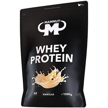 💪🏻 1kg Mammut Nutrition Whey Protein Pulver Vanilla ab 23,87€ (statt 34€)