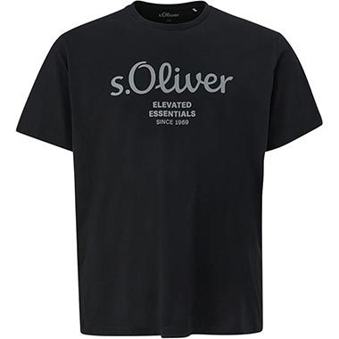 👕 s.Oliver Logo-Print T-Shirt für 12,99€ (statt 21€) – Größe: XXL bis 5XL!