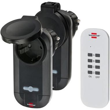 🔌 2er Set Brennenstuhl RC CE1 0201 Outdoor Funksteckdosen für 14,98€ (statt 21€)
