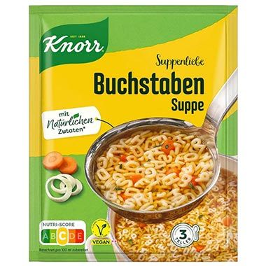 🍲 14er Pack Knorr Suppenliebe Buchstaben Suppe ab 4,85€ (statt 14€) 🍲 14er Pack Knorr Suppenliebe Buchstaben Suppe ab 4,85€ (statt 14€)