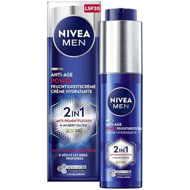 🧴 Nivea Men Anti-Age 2in1 Power Tagespflege mit LSF30, 50ml ab 12,30€ (statt 21€)