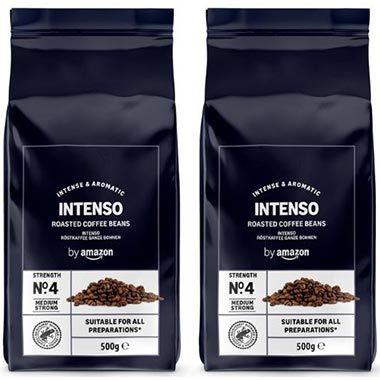 ☕ 4kg by Amazon Intenso Kaffeebohnen, Leicht Geröstet ab 44€ (statt 63€) – 11€ pro Kilo!
