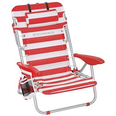 🏖️ Songmics Campingstuhl Klappbar mit Schultergurten für 34,99€ (statt 44€)