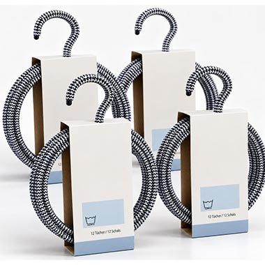 🪝 2 x 12er Pack Tuch, Schal  und Kleiderhalter für 9,86€ (statt 26€)
