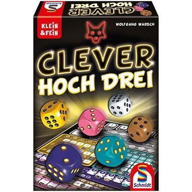 🎲 Schmidt Spiele Clever hoch Drei, Würfelspiel für 9,38€ (statt 14€)