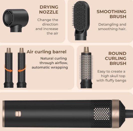 đ±ââïž Vefacion 5in1 Airstyler mit 1.000W & Warmluft fĂŒr 38,49⏠(statt 55âŹ) đ±ââïž Vefacion 5in1 Airstyler mit 1.000W & Warmluft fĂŒr 38,49⏠(statt 55âŹ)