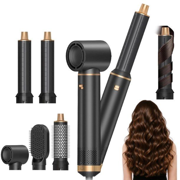 👱‍♀️ Vefacion 5in1 Airstyler mit 1.000W & Warmluft für 38,49€ (statt 55€)
