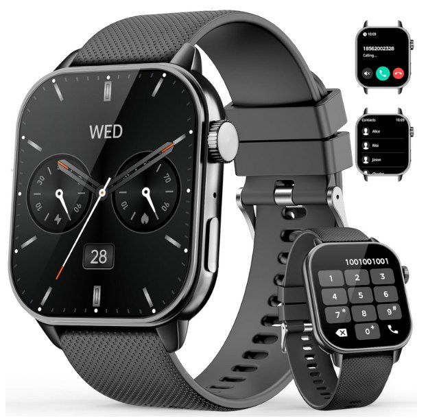 ⌚ MFVLP Smartwatch  mit 1,85″ HD AMOLED Touchdisplay für 19,99€ (statt 25€)