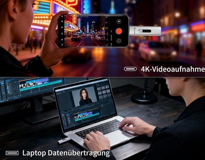💾 PHIXERO P201   1TB externer SSD USB 3.2Gen2 Stick mit USB & USB C für 97,30€ (statt 130€)