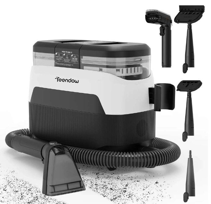 🧹 Teendow C6 MAX 3in1 Polster- & Teppichreiniger mit 1.650W für 65,20€ (statt 90€)