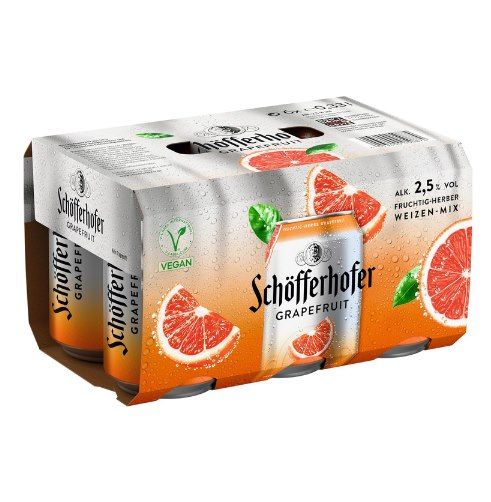 🍺 6x Schöfferhofer Grapefruit 0,33l Dose ab 3,59€ (statt 6€)