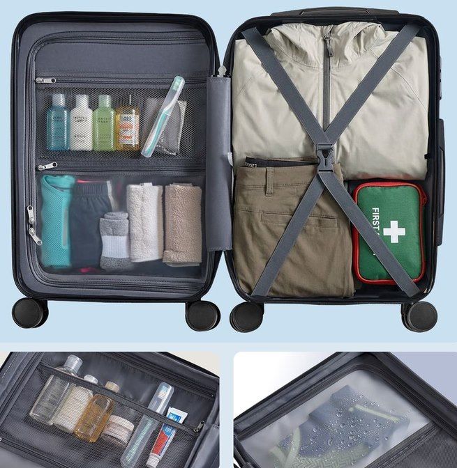 🧳 SONGMICS Hartschalenkoffer mit TSA Schloss & Koffergurt für 28,99€ (statt 40€)