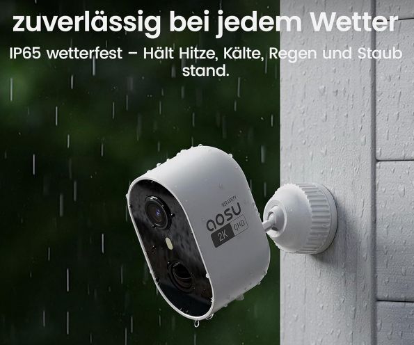 👀 2x asosu WirelessCam Lite 2K Akku Überwachungskamera + Basis für 113,98€ (statt 160€)