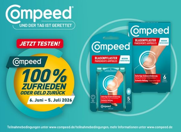 COMPEED CASHBACK: ZUFRIEDEN ODER GELD ZURÜCK
