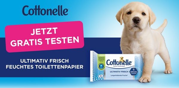 Cottonelle Feuchtes Toilettenpapier Ultimativ Frisch kostenlos ausprobieren