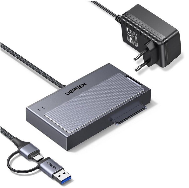 📁 UGREEN 2in1 M.2 NVMe SATA USB Adapter für 33,99€ (statt 40€)