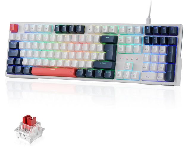 ⌨️ Redragon K668 kabelgebundene Gaming Tastatur mit Hot Swap für 50,99€ (statt 60€)